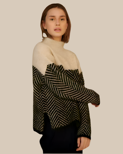 MALENE - Cotton Turtleneck Sweater
