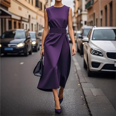 Clarimond | Elegant Round Neck Dress